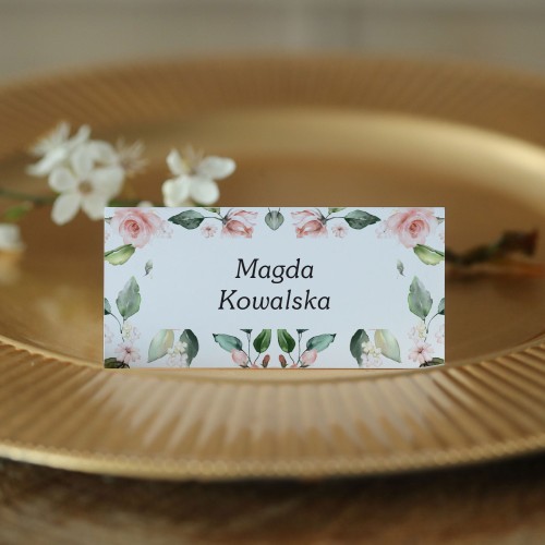 Winietki z kolekcji romantycznej delikatne róże