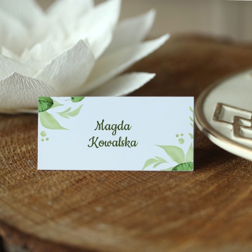 Winietki z kolekcji rustykalnej - green