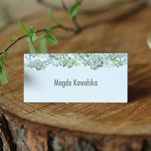 Winietki z kolekcji SUBTELNEJ delikatnie zielone