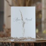 Naturalne ślubne zaproszenia