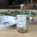 Zestaw 18 zawieszek na alkohol liście i paprocie