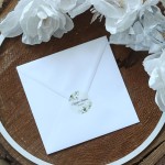 Naklejki ślubne z motywem białych róż różne rozmiary