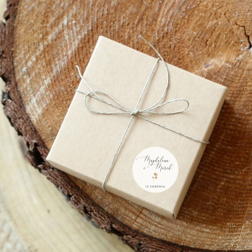 Naklejki ślubne miłorząb japoński   - różne rozmiary 