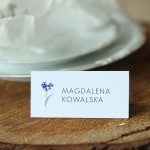 Winietki z malutką niezapominajką