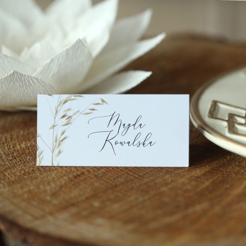 Naturalne winietki z trawą