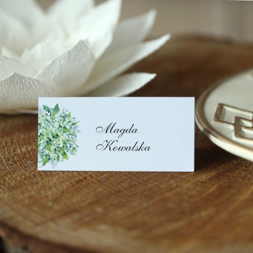 Eleganckie winietki z motywem konwalii