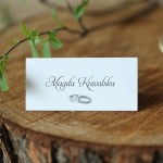 Winietki ze srebrnymi obrączkami