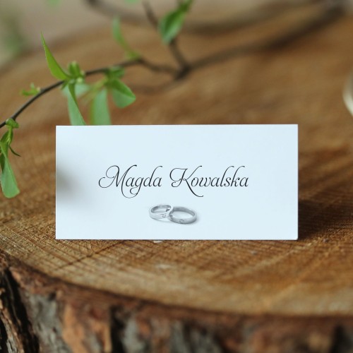 Winietki ze srebrnymi obrączkami