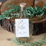 Zestaw 18 naturalnych zawieszek na alkohol z kłosem owsa