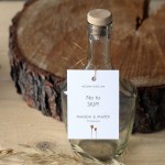 Zestaw 18 zawieszek na alkohol z makówkami