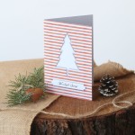 Proste kartki firmowe na Boże Narodzenie - 12x17 cm