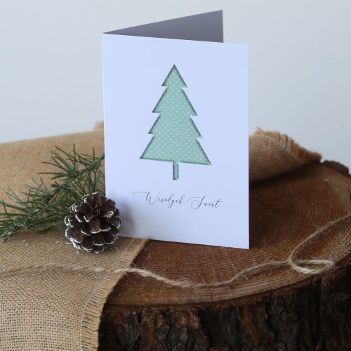 Pastelowe kartki firmowe na Boże Narodzenie  - 12x17 cm