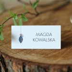 Winietki świąteczne z bombką turkusową