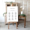 Elegancki duży plan stołów weselnych