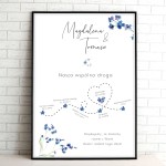 Tablica powitalna na przyjęcie