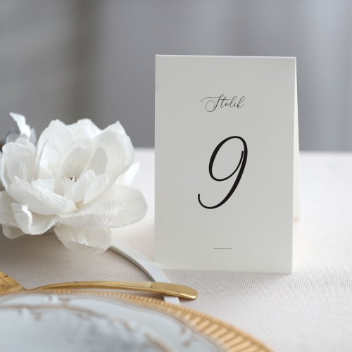 Numerek na stół stojący minimalistyczny