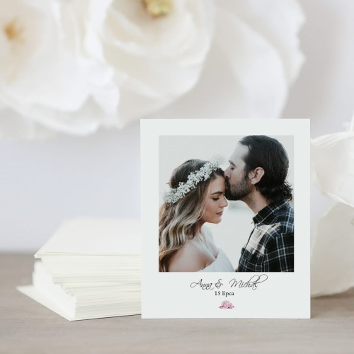 Zdjęcie polaroid w podziękowaniu dla gości